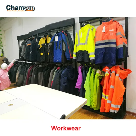 100% Pes Men′s Reflective Safety Jackets Parka with Build-in Hood