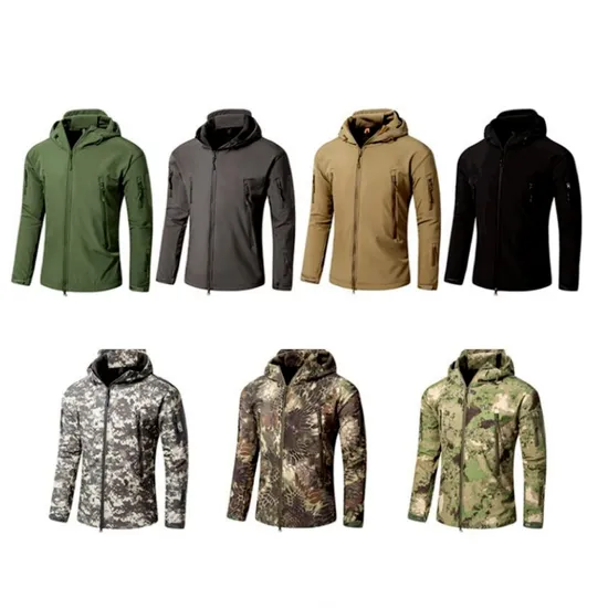 Multicamo Parka with Detachable Fleece Liner Security Staff Garment Cloth Yp019