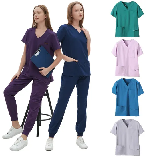 OEM Short Sleeve Top Medical Scrub Uniform Hospital Suit Scrub Uniforms Medical Uniform Professional Nursing Uniform