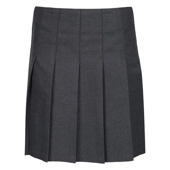 School Uniform Short Skirt A-Line Skirt School Girl′s Skirt with Pleat
