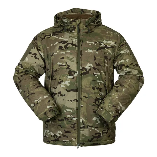 China Winter Outdoor Fleece Field Jacket with Digital Printing