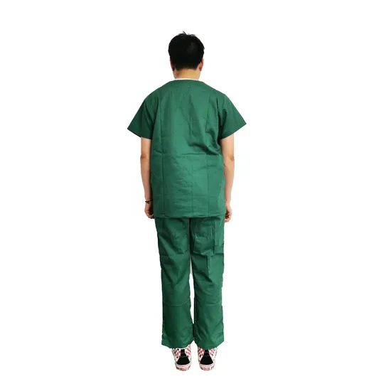High Temperature Resistant Polyester Cotton Wholesale Hospital Nurse Scrubs Medical Uniforms