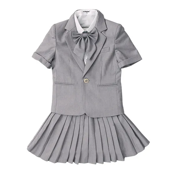 Three Pieces Summer Kids School Uniform