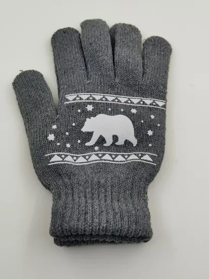Cheaper Promotion Glove Snowflake Glove Personalized Christmas Gloves for Family Gifts