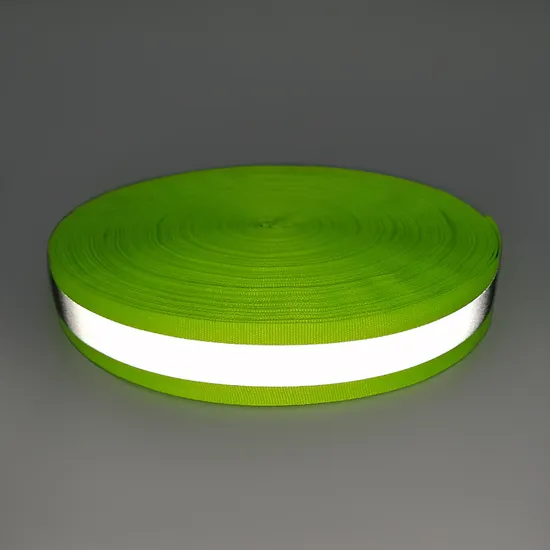 Reflective Polyester Webbing Reflecting Tape Sew on Reflective Tape Strip Roll