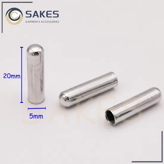 20mm*5mm Aluminium Tipping for Drawstring Metal End Cord Clip