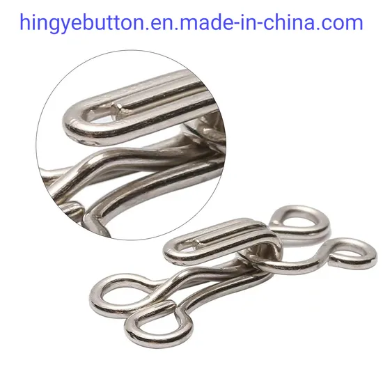 Metal Hook and Eye Closure for Women Dress Garment Accessories
