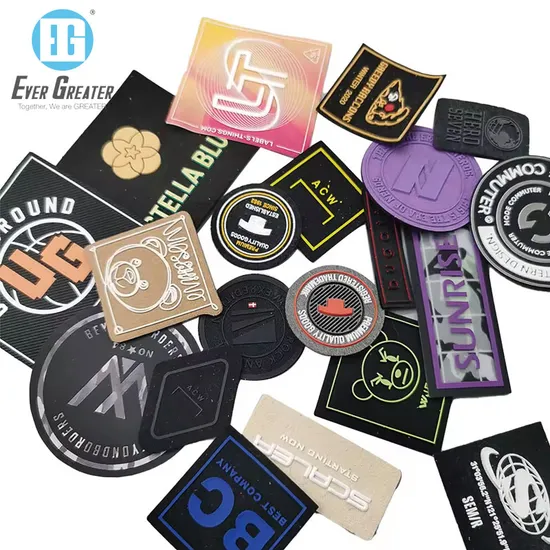 Wholesales Eco-Friendly Customized PVC 3D Rubber Patches Rubber Logo