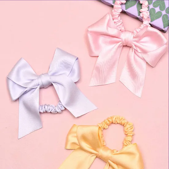 Multicolored Single Faced Polyester Stain Silk Rainbow Ribbon for Gift Wrapping