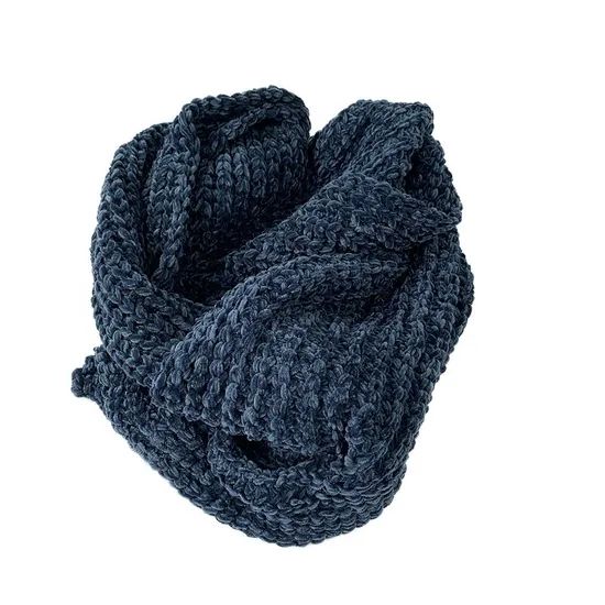 Popular Winter Warn Rib Knitted Scarf