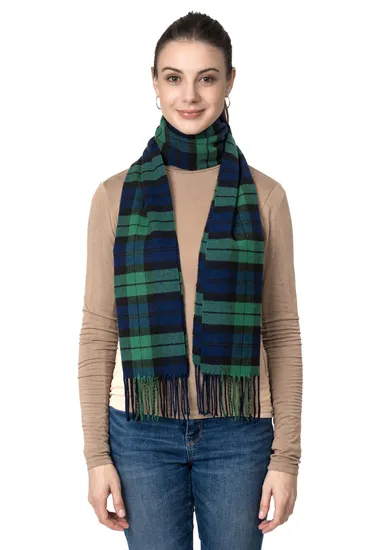 Scottish Tartan Plaid Scarf, Classic Winter Scarf, Soft Cashmere Feel Men’ S & Women′s Scarves