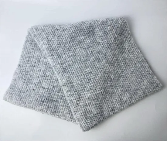 Customized Winter Ladies Wool Snood Fashion Recycle Yarn Ladies Knitted Scarf