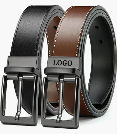 Men′s Fashion Casual Business Suit Belt Adjustable Pin Buckle Genuine Leather Belt