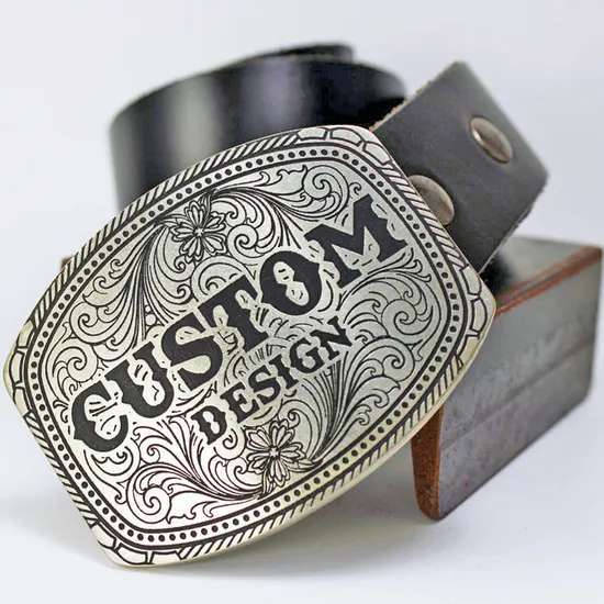 Manufacturers Wholesale Metal Enamel Belt Buckles Custom Men Luxury 3D Logo Zinc Alloy Stainless Steel Brass Horse Western Cowboy Belt Buckles with Hidden Knife