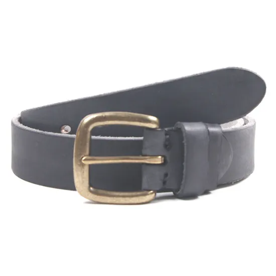High Quality Italian One Piece of Cow Hide Full Grain Genuine Leather Belt for Man