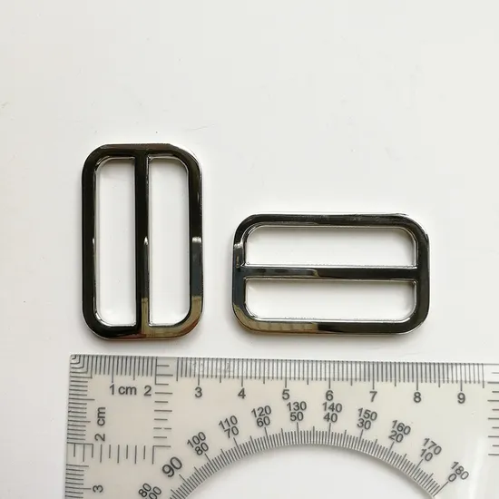Nickel Tri Glide Slider Webbing Buckles for Belt Garment Accessories