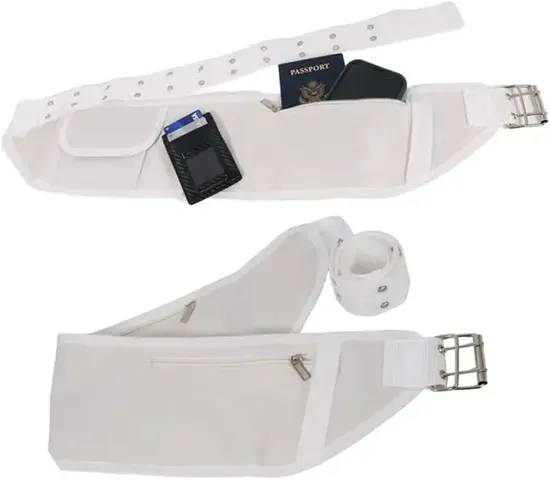 Anti Theft Ihram Belt Bag Hajj Belt White Belt for Muslim Item