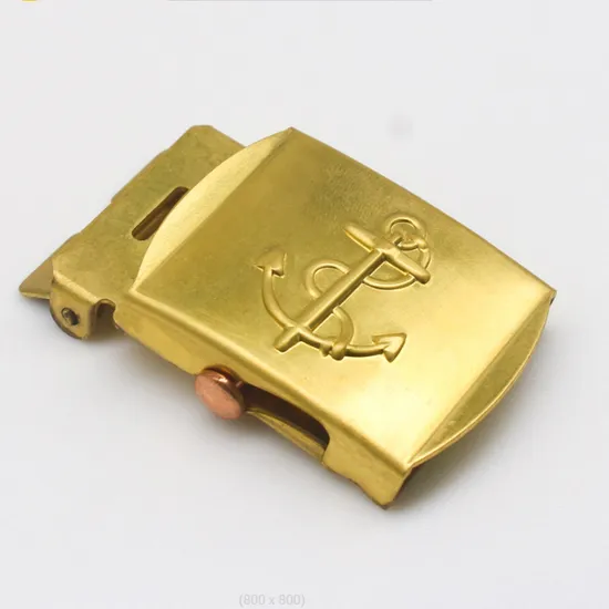 Copper Solider Buckle Roller Smooth Solider Buckle, Metal Stamping with Customized Logo