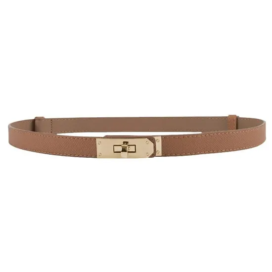 Factory High Quality Genuine Leather Elegant Classical Style Women Belt