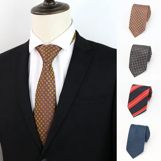 Gentleman Neckties Stripe Woven Business Work Casual Suit Tie