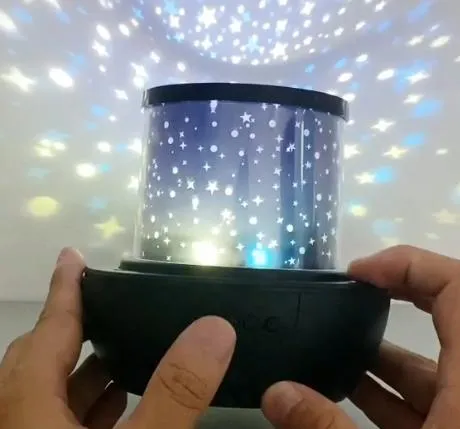 Starry Sky LED Projector Lamp Remote Control Halloween Holiday Night Light USB Romantic Starry Sky Projector Atmosphere Light