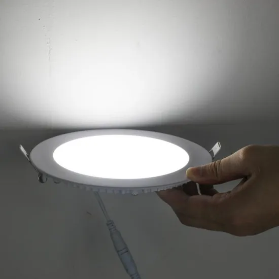 110V 220V Dimmable Thin Round SMD LED Recessed Lighting 6 Inch 4 Inch Ceiling Slim Panel LED Pot Light