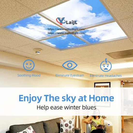 Blue Sky LED Panel Light Artificial Skylight Panel Light 595X595mm 2X2FT