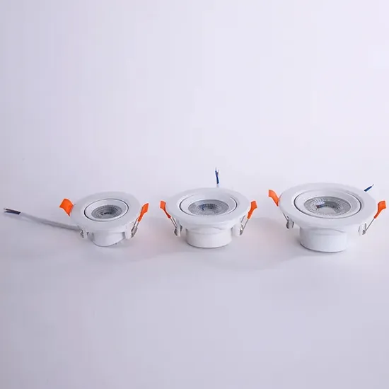 Professional Supplier Round White 5W 7W Adjustable Indoor LED Ceiling Down Light
