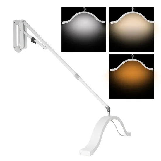 Rotatable Wall Mounted Half Moon Light Photography Lash Light for Barbershop Eyelash
