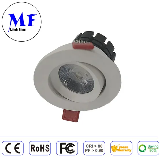 Factory Price Tunable White Flicker Free 5 Years Warranty Aluminum Frame Recessed COB LED Indoor Ceiling Down Light for Offices Retail Stores Restaurants