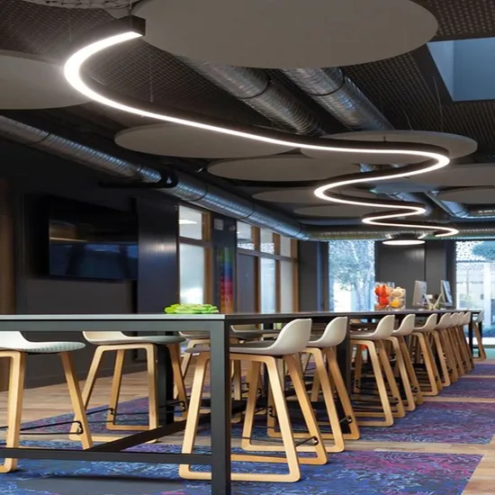 LED Linear Light Pendant Recessed LED Linear Light Aluminum Profile Office Lighting Chandelier