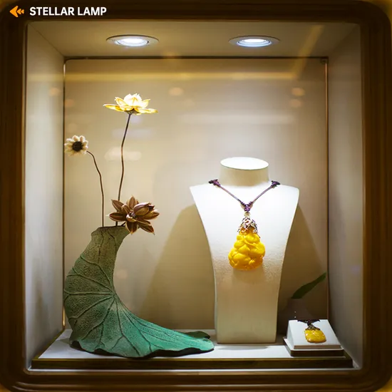 Jewelry Furniture Recessed LED Mini Ceiling Light 3W Round LED Puck Light 90ra LED Downlight for Display Case