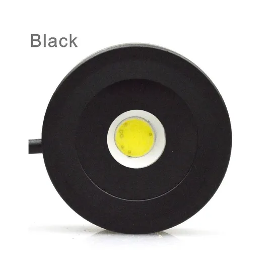 Round LED Puck Light 3W Waterproof Under Cabinet Lamp Kitchen Cabinet LED Light with CE RoHS Interior Wall Light