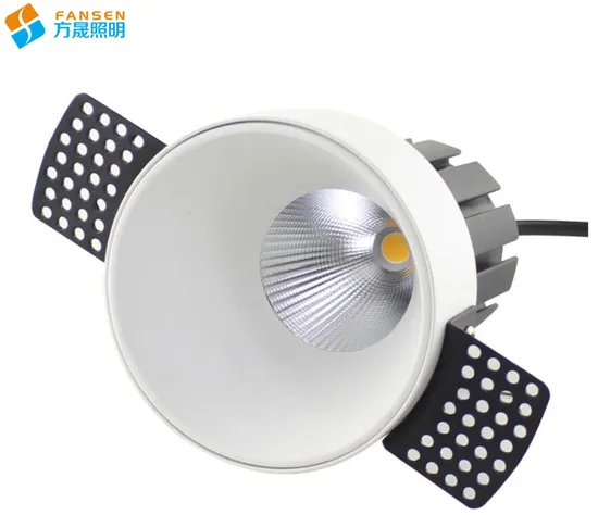 Indoor Decoration Trimless Fixed Dimmable LED COB Downlight