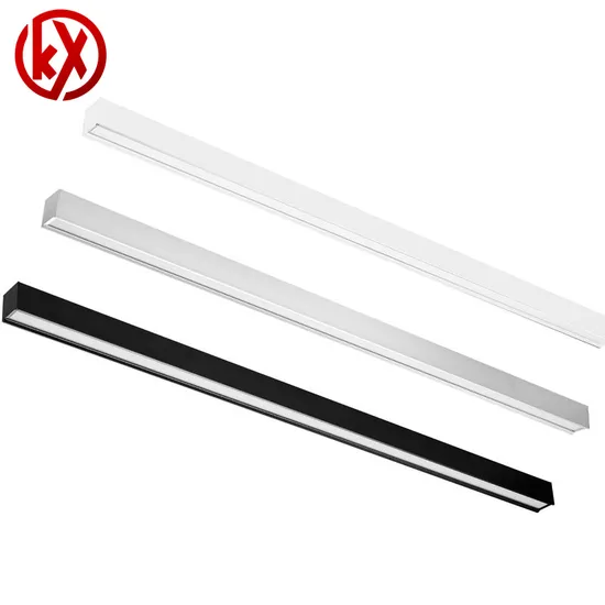 Indoor Modern Commercial Office Hanging Lamp 40W LED Tube ceiling Light LED Pendant Linear Lights