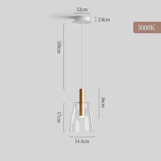 Elegant Glass Chandelier Lamp for Modern Dining and Living Spaces