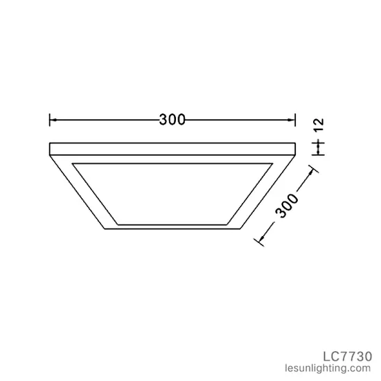 Silver 14W/40W Good Qualitystrong Power LED Panel Light for Fashion Shop LC7730