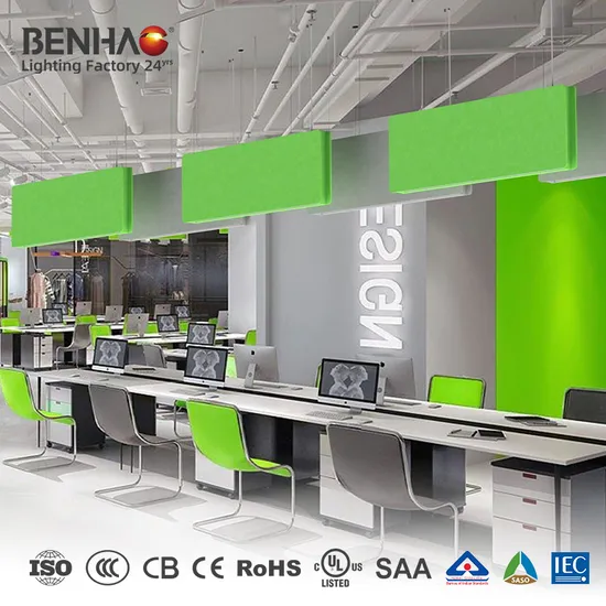 Eco Friendly Recycle Pendant Home Decoration Modern Design 30W 220V Interior Ceiling Flood Lighting LED Linear Felt Light