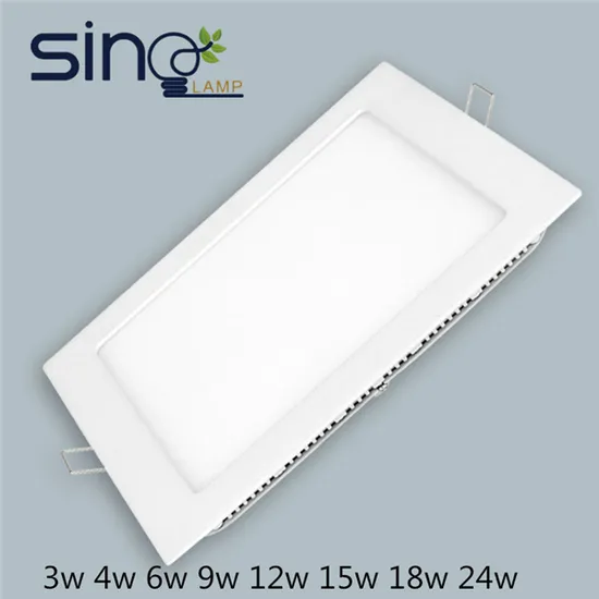 High Quality Ultra Thin Square LED Panel Lighting 15W
