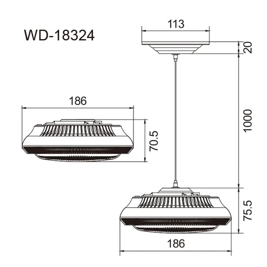 Waterproof IP65 Outdoor Solar Panel ABS+PC Shell Round Indoor Home Yard Remote Control LED Ceiling Light