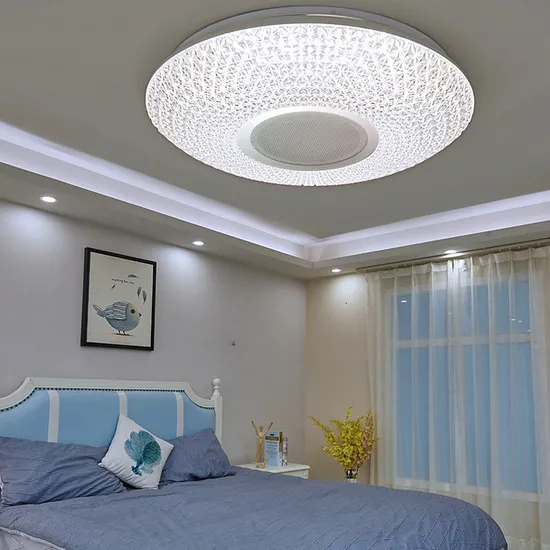Smart Bluetooth Ceiling Light with Large Speaker and RGB Control