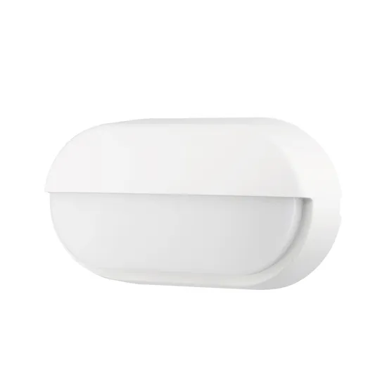 IP65 Oval LED Bulkhead Lamp Wall Light Half-Frame