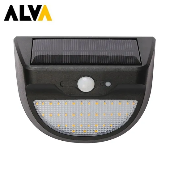 Hot Sale LED Solar Sensor Wall Light, Solar LED Light Outdoor Motion Sensor for Garden IP44 ABS LED Wall Lamp