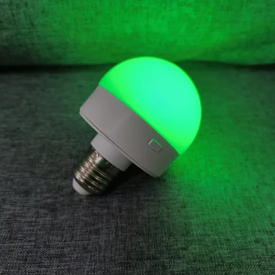 LED Battery Rechargeable LED Light Bulb with Remote Control RGB E27 Rechargeable Bulb Bulb