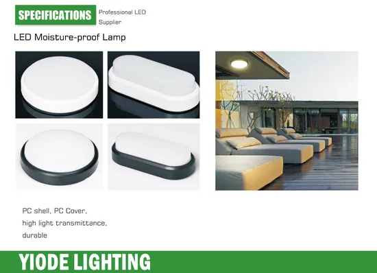 18W IP65 Waterproof Microwave Sensor LED Ceiling Bulkhead Light