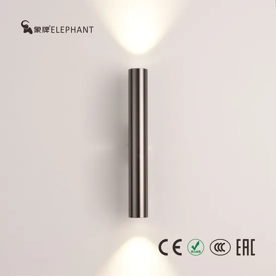 15W IP44 Wall Mounted Hallway Sconce LED Villa Hotel Building Aluminum Long Tube 400mm Sand White, Sand Black LED Wall Light 55%off