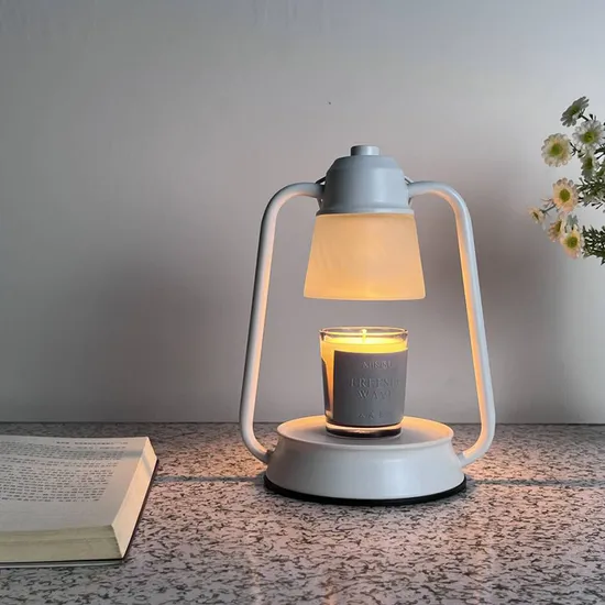 Bedroom Home Christmas Decor Electric Vintage Candle Warmer LED Light Lamp
