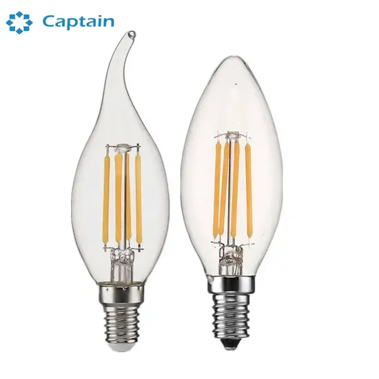 High Quality Warm White C35 E14 4W 3000K Lighting Replacement LED Filament Bulbs