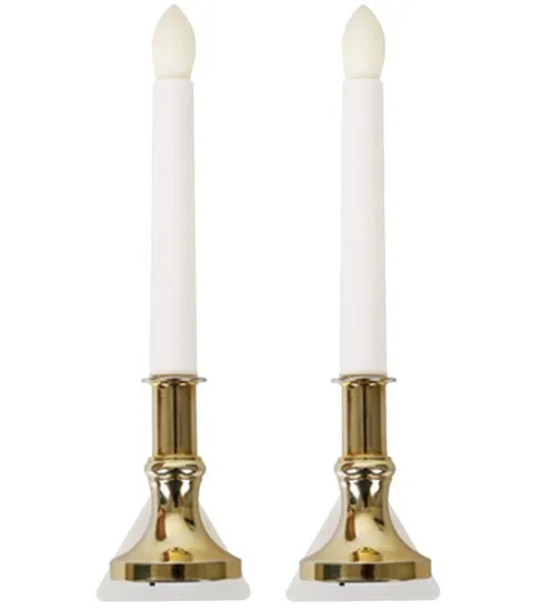 Window Rechargeable Candle Wall Lamp Light Sensor Flicker Flame Decorative Light LED Candlelight Battery Powered Wall Mount LED Candle Light