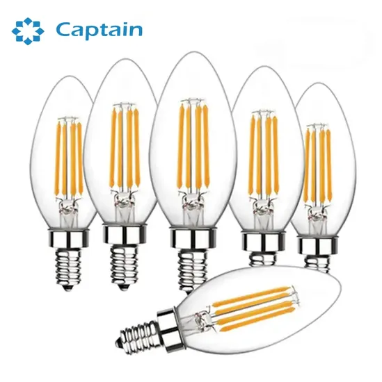 High Quality C35 E14 4W 3000K 4000K 6500K Lighting Replacement LED Filament Bulbs